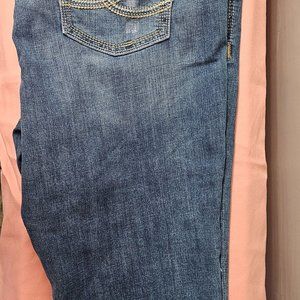 Lane Bryant Seven 5-Pocket Capri Jeans Plus Sz. 24 Slightly Distressed NWT